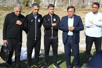عکس | رونمایی از سرمربی جدید استقلال با حضور تاجرنیا