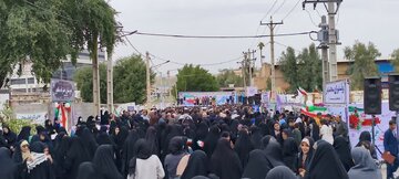 گزارش تصویری : خروش «شهر اولینها» در راهپیمایی 22 بهمن ؛ مسجدسلیمان تمامقد ایستاد