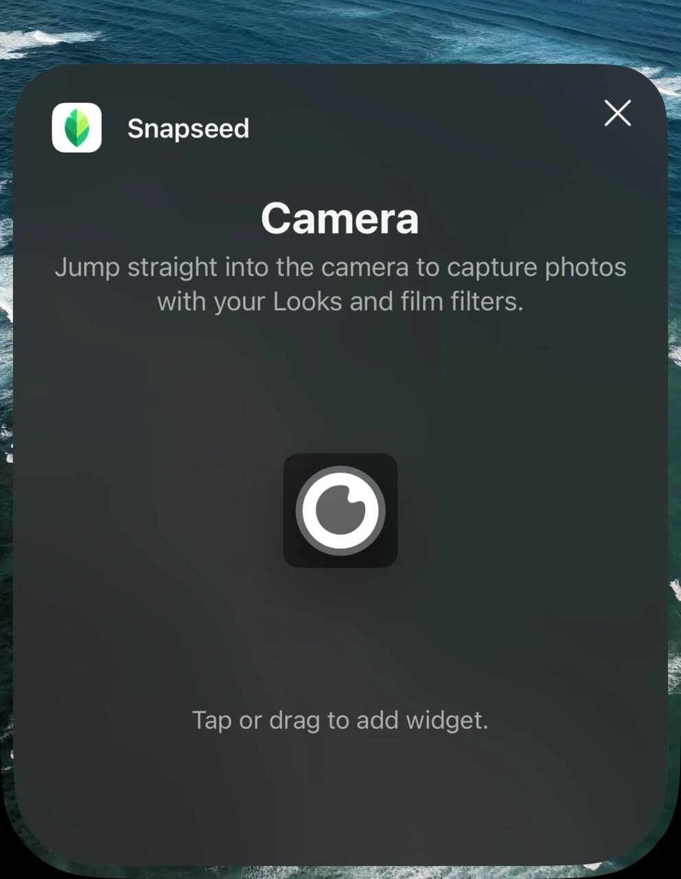 آیکون دوربین اپلیکیشن اسنپسید آیفون