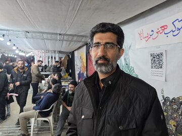 تقدیر معاون استاندار قم از روایت هنری مقاومت در موکب «هنر و رسانه»